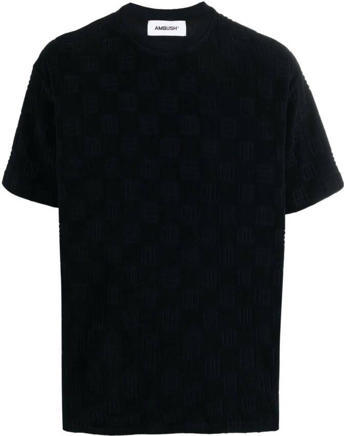 AMBUSH T-shirt met monogram Zwart