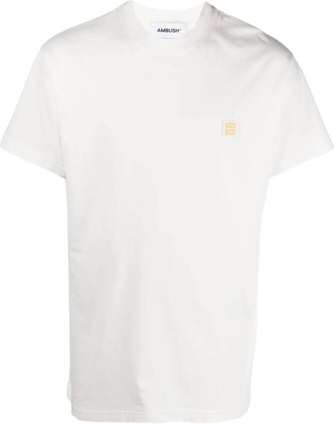 AMBUSH T-shirt met patchdetail Beige