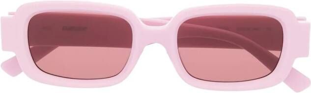 AMBUSH Thia zonnebril met vierkant montuur Roze