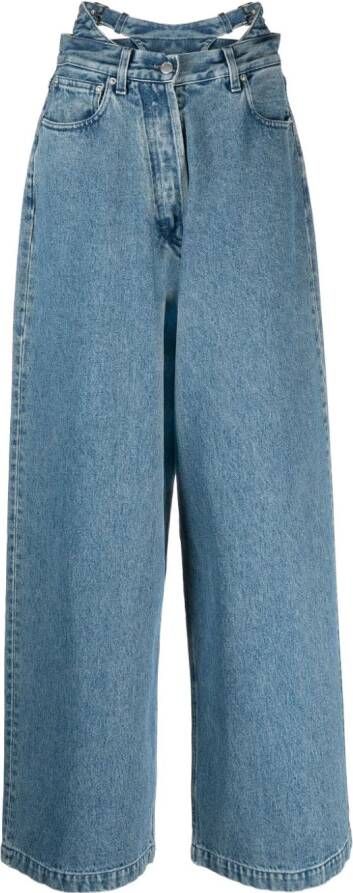 AMBUSH Jeans met wijde pijpen Blauw