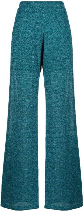 Amen Broek met wijde pijpen Blauw