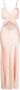 Amen Avondjurk met uitgesneden detail Beige - Thumbnail 1