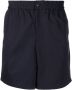 AMI Paris Bermuda shorts met elastische taille Blauw - Thumbnail 1