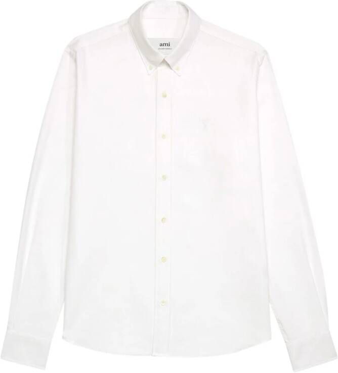 Ami Paris Casual Herenshirts Perfect Ontworpen Collectie White