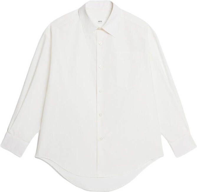 AMI Paris Button-up blouse Wit