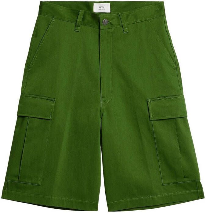AMI Paris Cargo shorts Groen