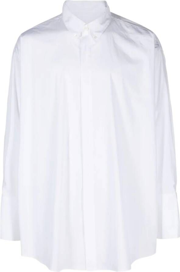 AMI Paris Overhemd met klassieke kraag Wit