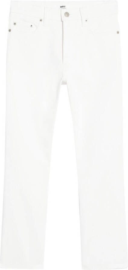 AMI Paris Cropped jeans Wit