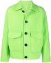 AMI Paris Fleece shirtjack Groen - Thumbnail 1