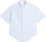 AMI Paris Gestreept shirt Blauw - Thumbnail 1