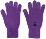 AMI Paris Handschoenen met geborduurd logo Paars - Thumbnail 1