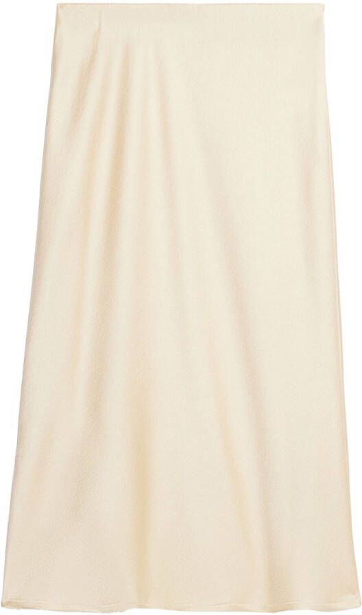 AMI Paris Satijnen rok Beige