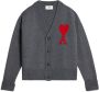 AMI Paris Intarsia vest Grijs - Thumbnail 1