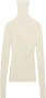 AMI Paris Geribbelde coltrui Beige - Thumbnail 1