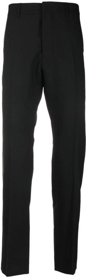 AMI Paris Mid waist broek Zwart