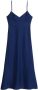 AMI Paris Midi-jurk met V-hals Blauw - Thumbnail 1