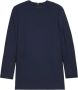 AMI Paris Mini-jurk van scheerwol Blauw - Thumbnail 1