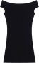 AMI Paris Off-shoulder mini-jurk Zwart - Thumbnail 1