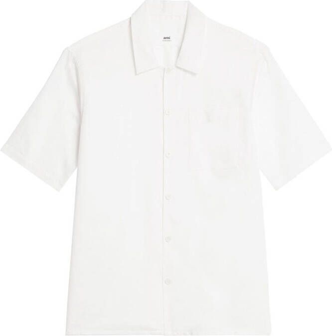 AMI Paris Overhemd met korte mouwen Wit