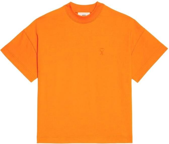 AMI Paris Oversized T-shirt Oranje