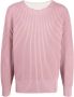 AMI Paris Ribgebreide trui Roze - Thumbnail 1