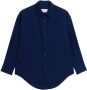 AMI Paris Shirt met knopen Blauw - Thumbnail 1