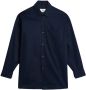 AMI Paris Overhemd met logoprint Blauw - Thumbnail 1