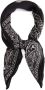 AMI Paris Sjaal met bandana-print Zwart - Thumbnail 2
