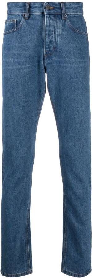 AMI Paris Slim-fit jeans Blauw