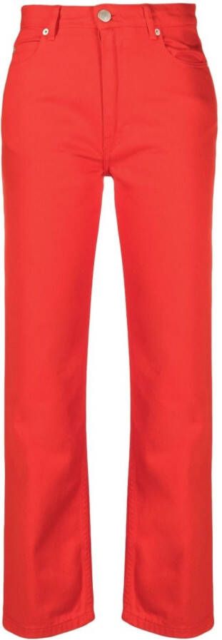 AMI Paris STRAIGHT FIT TROUSERS Rood