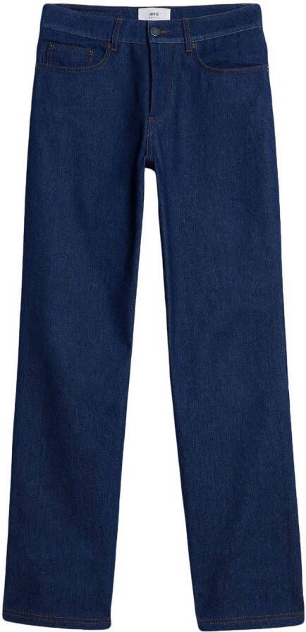 AMI Paris Straight jeans Blauw