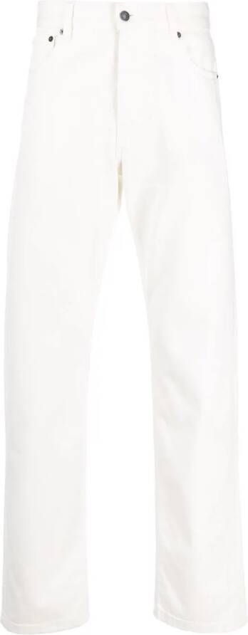 Ami Paris Witte heren jeans met straight fit White Heren