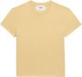 AMI Paris T-shirt met geborduurd logo Geel - Thumbnail 1