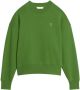 AMI Paris Sweater met geborduurd logo Groen - Thumbnail 1