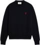 AMI Paris Sweater met logo Zwart - Thumbnail 1