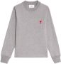 AMI Paris T-shirt van biologisch katoen Grijs - Thumbnail 1
