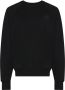 Ami Paris Cotton Sweatshirt With Logo Zwart - Thumbnail 2
