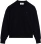 Ami Paris Organisch Katoenen Sweatshirt met Hart Logo Black - Thumbnail 2