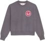 AMI Paris Sweater met logopatch Grijs - Thumbnail 1