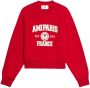 AMI Paris Sweater met logoprint Rood - Thumbnail 1