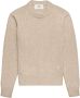 AMI Paris Trui met geborduurd logo Beige - Thumbnail 1