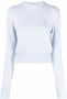 AMI Paris Trui met logo Blauw - Thumbnail 1