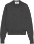 AMI Paris Ami de Coeur sweater Grijs - Thumbnail 1