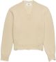 AMI Paris Trui met V-hals Beige - Thumbnail 1