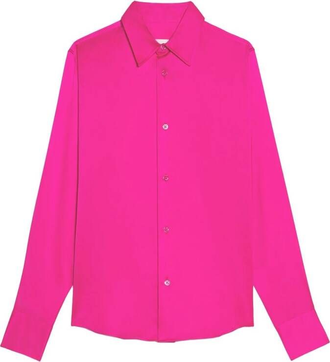 AMI Paris Zijden blouse Roze