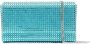 Amina Muaddi Superamini Paloma clutch met kristallen Blauw - Thumbnail 1