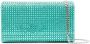 Amina Muaddi Paloma clutch verfraaid met kristallen Groen - Thumbnail 1