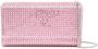 Amina Muaddi Superamini Paloma clutch met kristallen Roze - Thumbnail 1