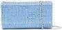 Amina Muaddi Superamini Paloma clutch met kristallen Blauw - Thumbnail 1