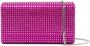 Amina Muaddi Paloma Supera kleine clutch Roze - Thumbnail 1